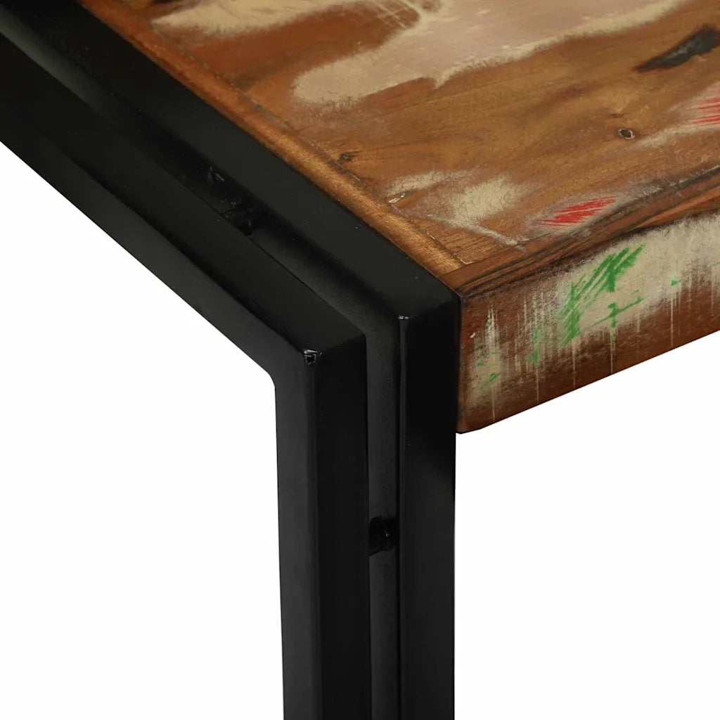 vidaXL Tavoli da annidamento 3 pcs Legno massello di recupero