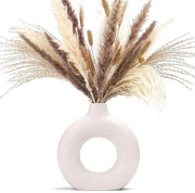 Set di 2 Vasi in Ceramica con Stile Moderno - Forma Rotonda - Decorativo - Dimensioni 13,5/18/22,5 cm