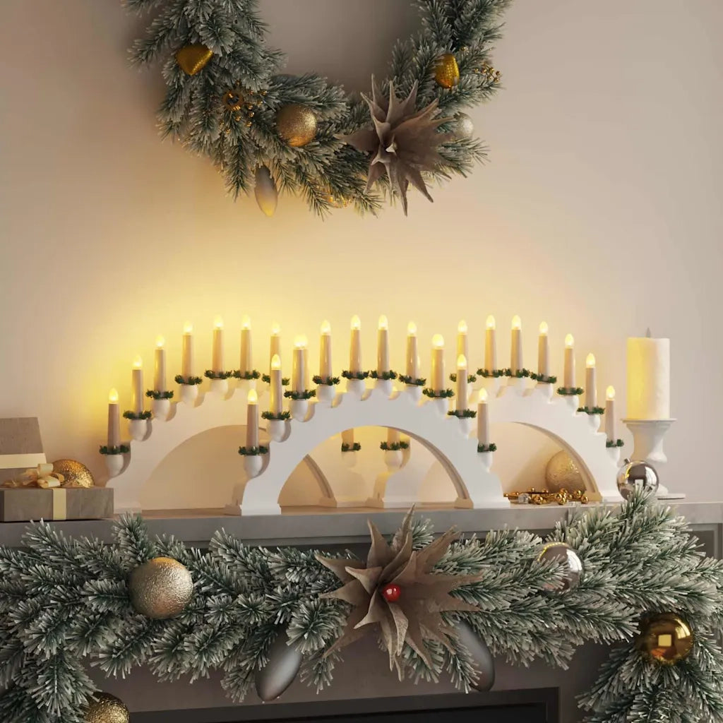 Arco di Candele di Natale con 10 Candele LED 3 pz LED 42019710
