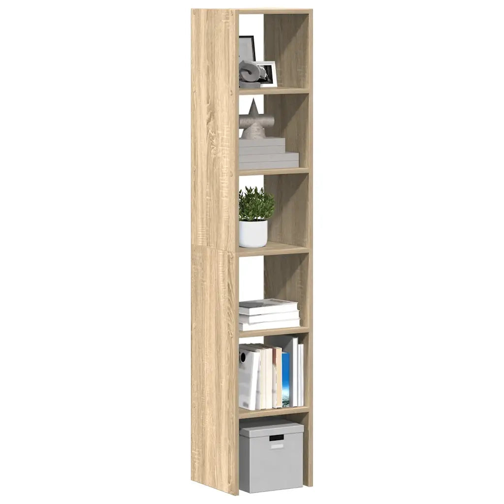 Librerie 2 pz Impilabili Rovere Sonoma 30x30x80 cm Truciolato 858808