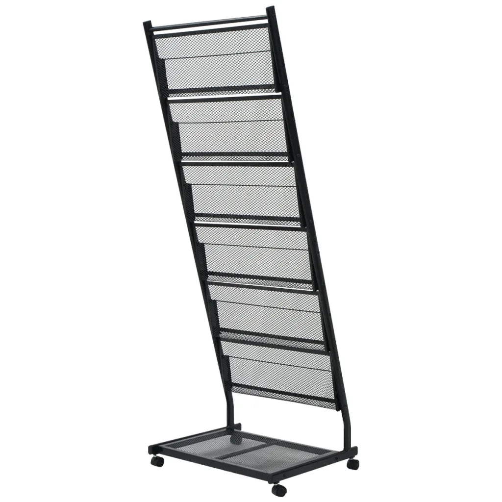 Portariviste 47,5x43x133 cm Nero A4 CFW9543972