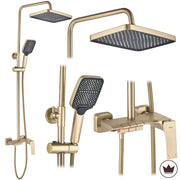 Set Doccia Premium Rea Joe Brush Gold