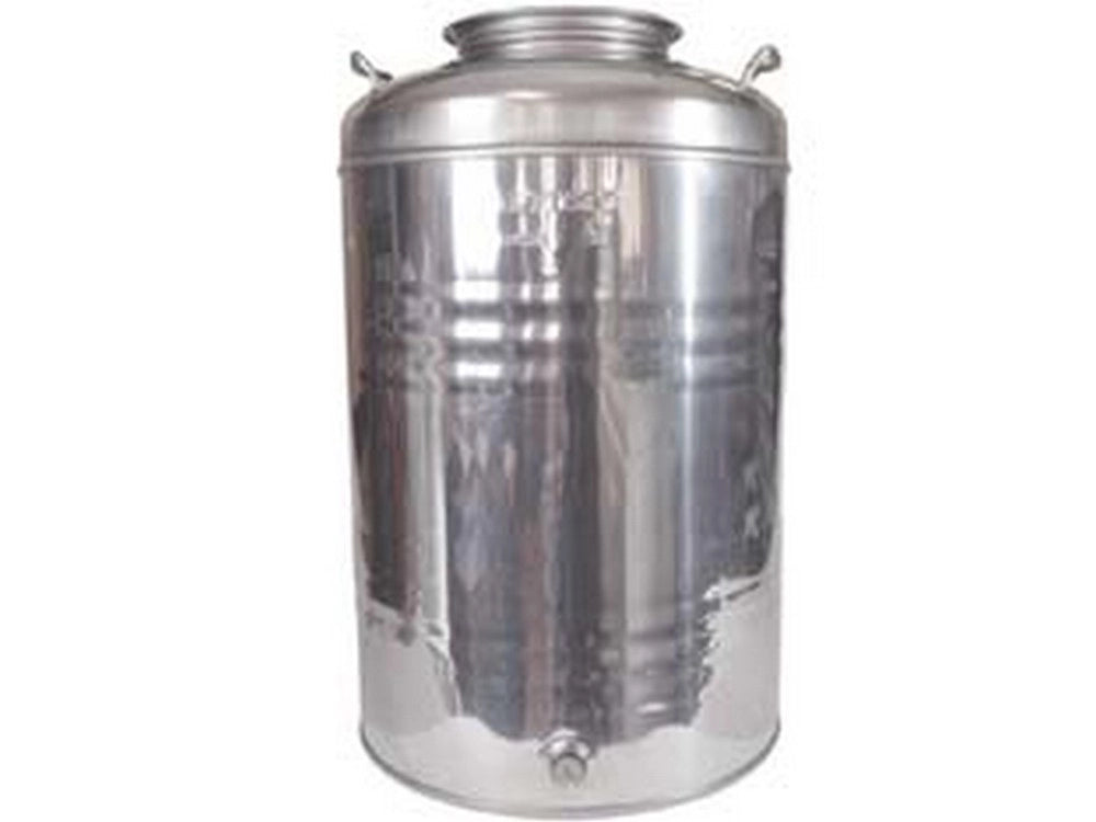 1pz fusto inox per olio graffato lt.100 - ø mm.460x720h. cod:ferx.fer286923