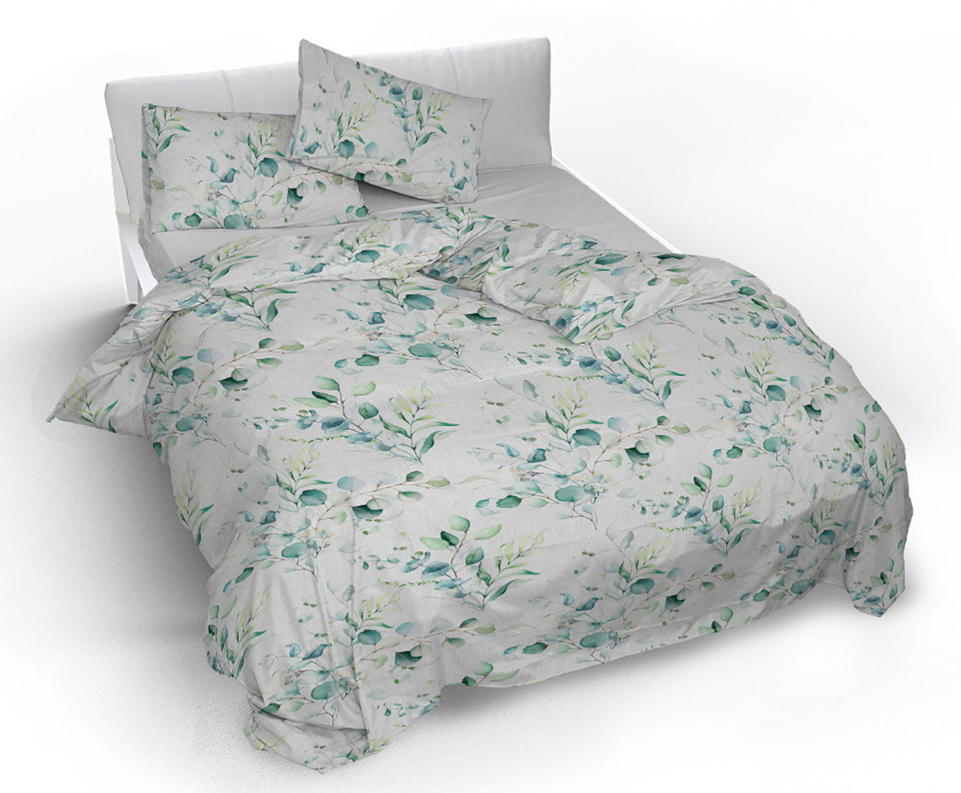 Copripiumino Singolo con Federe Stampato in Microfibra Ivy