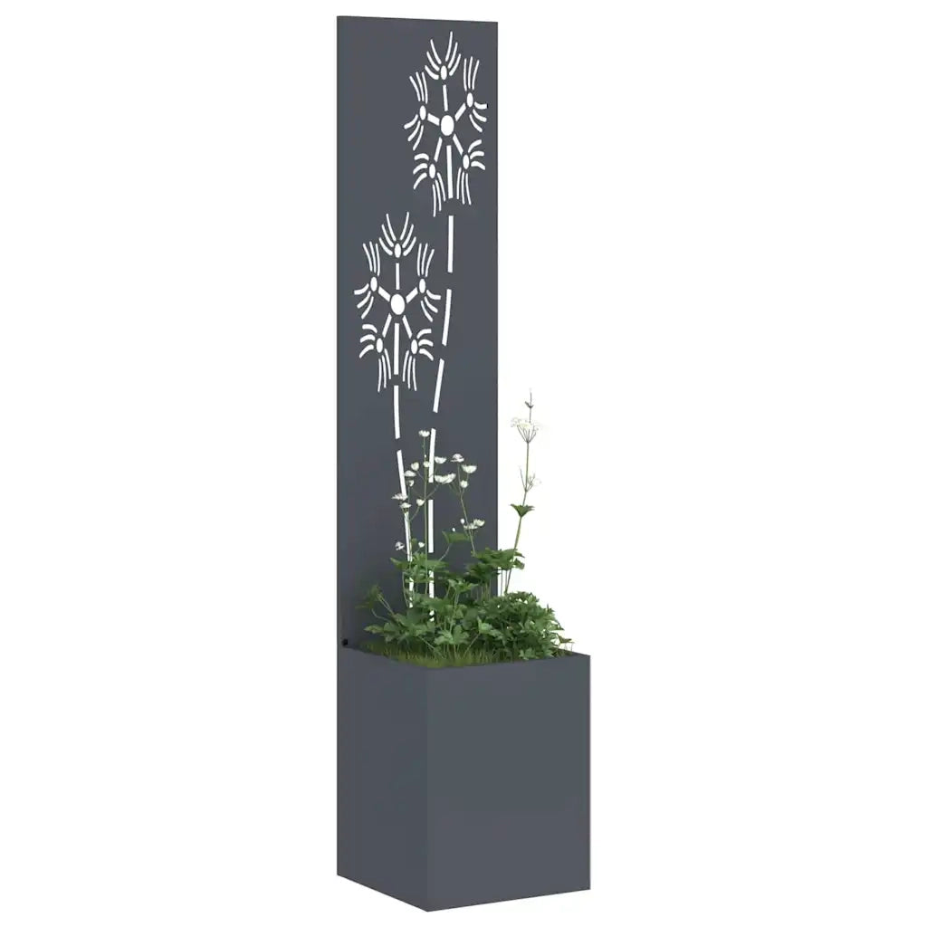 Schermo per privacy in giardino Floreale Antracite 32 x 150 cm CFW2500133