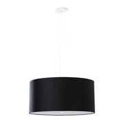 Lampada a sospensione nera Ø50 DUETTO Pure Lume 5xE27