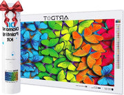 Kit di pittura con diamanti per adulti - Telaio completo per decorazione domestica - Set per principianti - 25 * 50cm pittura con diamanti