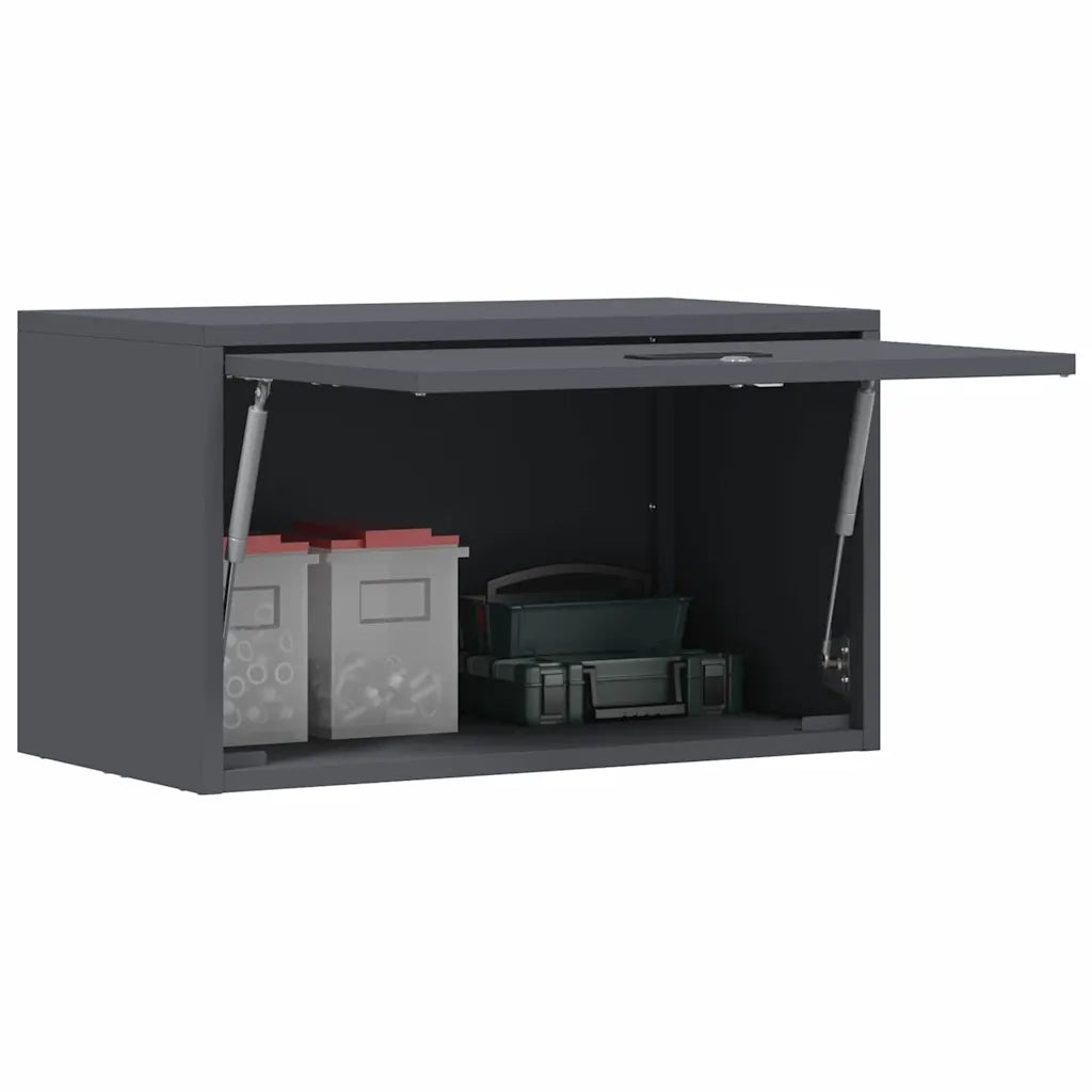 Armadio a muro per garage Antracite 60 x 33 x 35 cm 883282