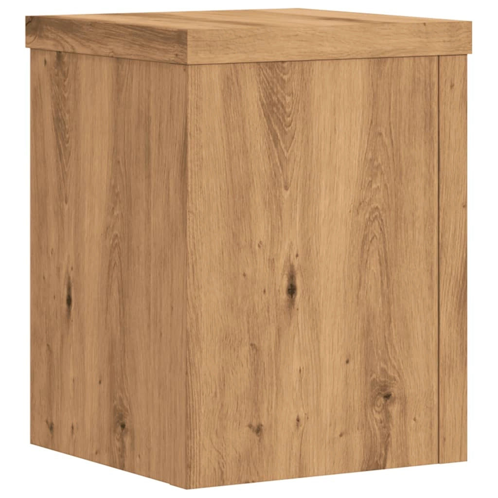 Portavasi mobili per fiori set da 2 fatti a mano legno ingegnerizzato marrone 02_0045296