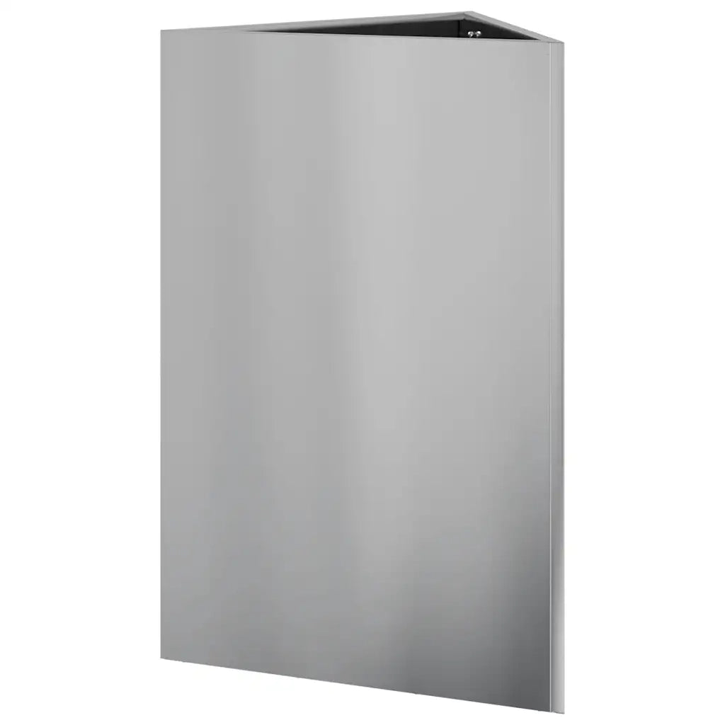 Fioriere 2 pz Triangolari 50x43x75 cm in Acciaio Zincato 851182