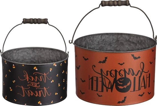 Emme di metallo a 2 - Trucco o trattamento Halloween