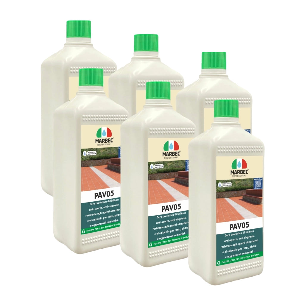 Cera pavimento esterno PAV05   1LTx6Pz