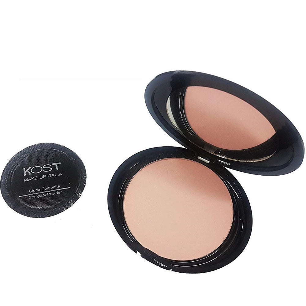 Trade Shop - Cipria Compatta Polvere N03 Effetto Naturale Applicatore Uniformante Make Up -