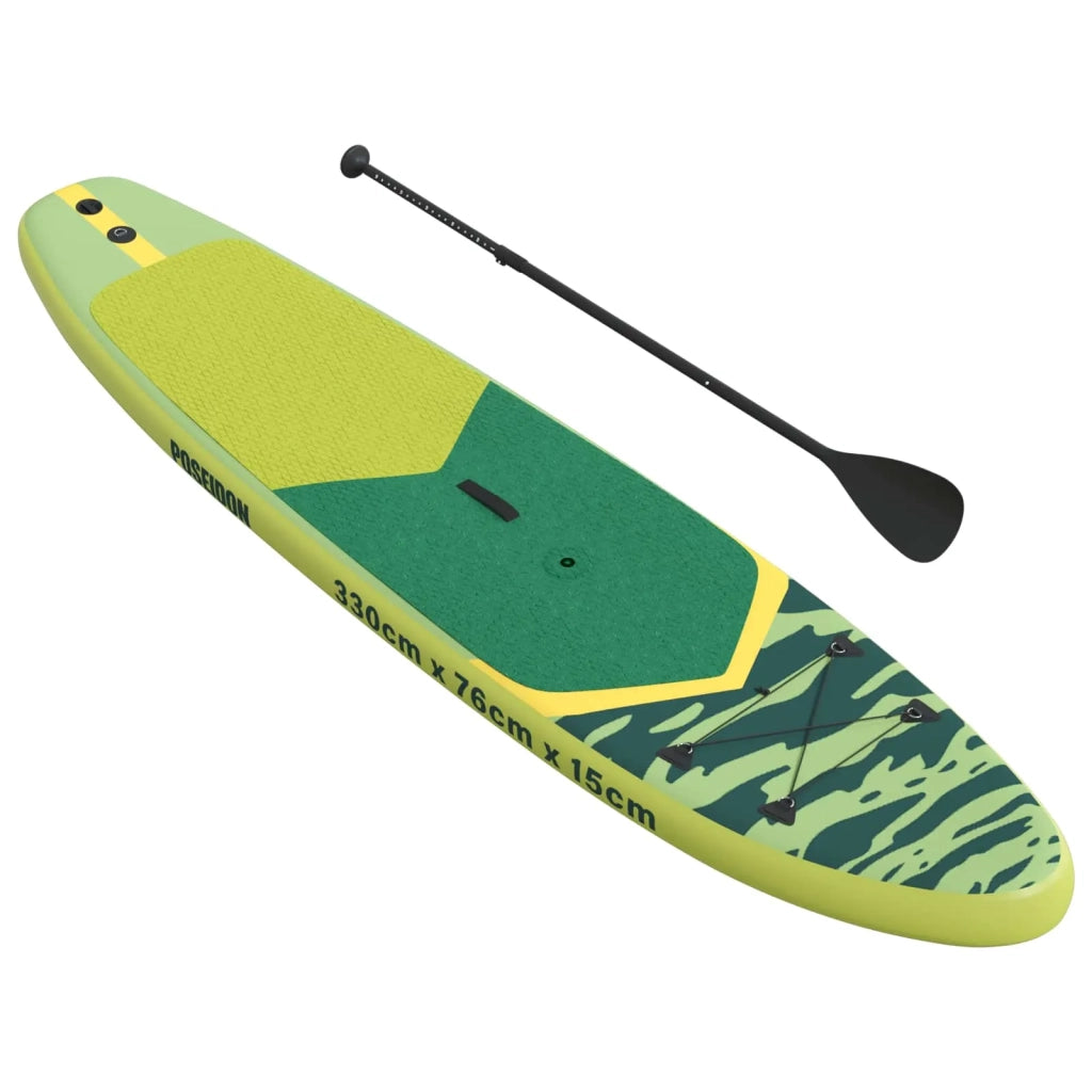 SUP gonfiabile con vela POSEIDON 330 x 76 x 15 cm Verde per 42039138