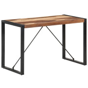 Tavolo da Pranzo 120x60x75 cm Legno Massello Finitura Sheesham cod mxl 16500