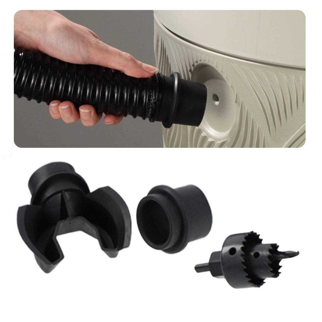 Kit di collegamento per serbatoio di raccolta acqua piovana KADAX per grondaie