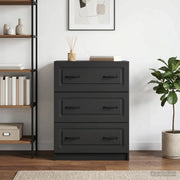 Mobile con Cassetti Nero 66 x 34,5 x 87 cm Legno ingegnerizzato 895756