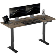 Scrivania regolabile in altezza elettrica 140x70 cm ¨C zephmum ¨C Nero, con 4 memorie e protezione anti-collisione