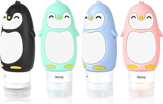 Borse da viaggio - formato di viaggio vuoto, flaconi da viaggio riutilizzabili, cosmetici, shampoo, liquidi - flaconi da viaggio - impermeabili - riutilizzabili