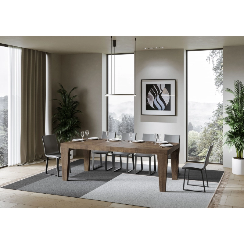 Tavolo allungabile 90x140/244 cm Spimbo Premium - Noce