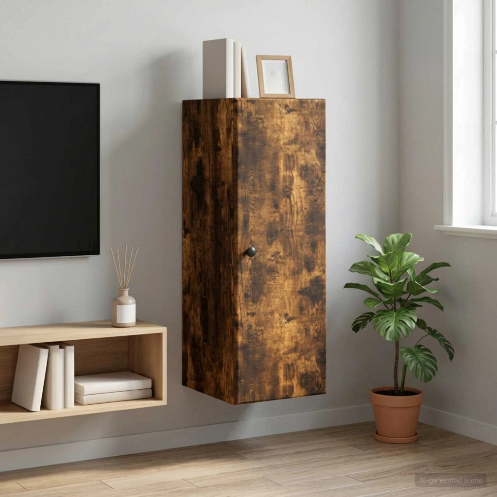 Mobiletto a muro 33 x 34,5 x 90 cm Legno ingegnerizzato 899100