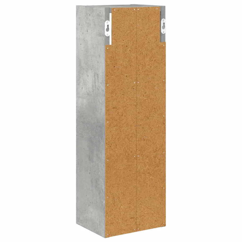 Armadio da bagno a muro Grigio Cemento 20 x 16 x 62,5 cm 889306