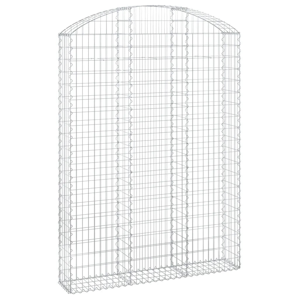 Cesto Gabbione ad Arco 150x30x200/220 cm Ferro Zincato