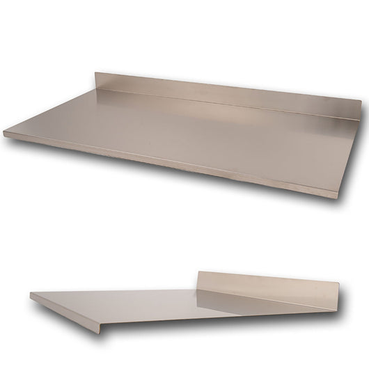 Tagliere Spianatoia per Alimenti Professionale con Alzatina 120x50 AISI 304