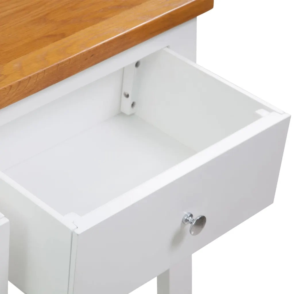 Tavolo Consolle 83x30x73 cm in Massello di Rovere 247124