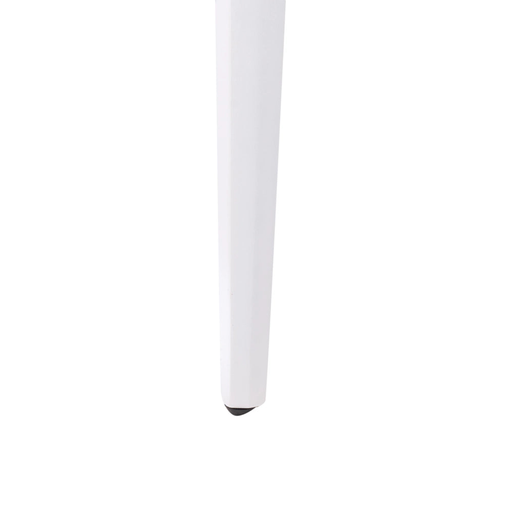 Tavolo da pranzo da giardino Piano in HPL grigio scuro Telaio in alluminio bianco Resistente ai raggi UV all'acqua e alla ruggine Stile moderno del patio esterno