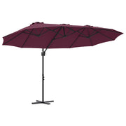 Ombrello | Parasolne Rosso Bordeaux 372 x 198 x 243 cm