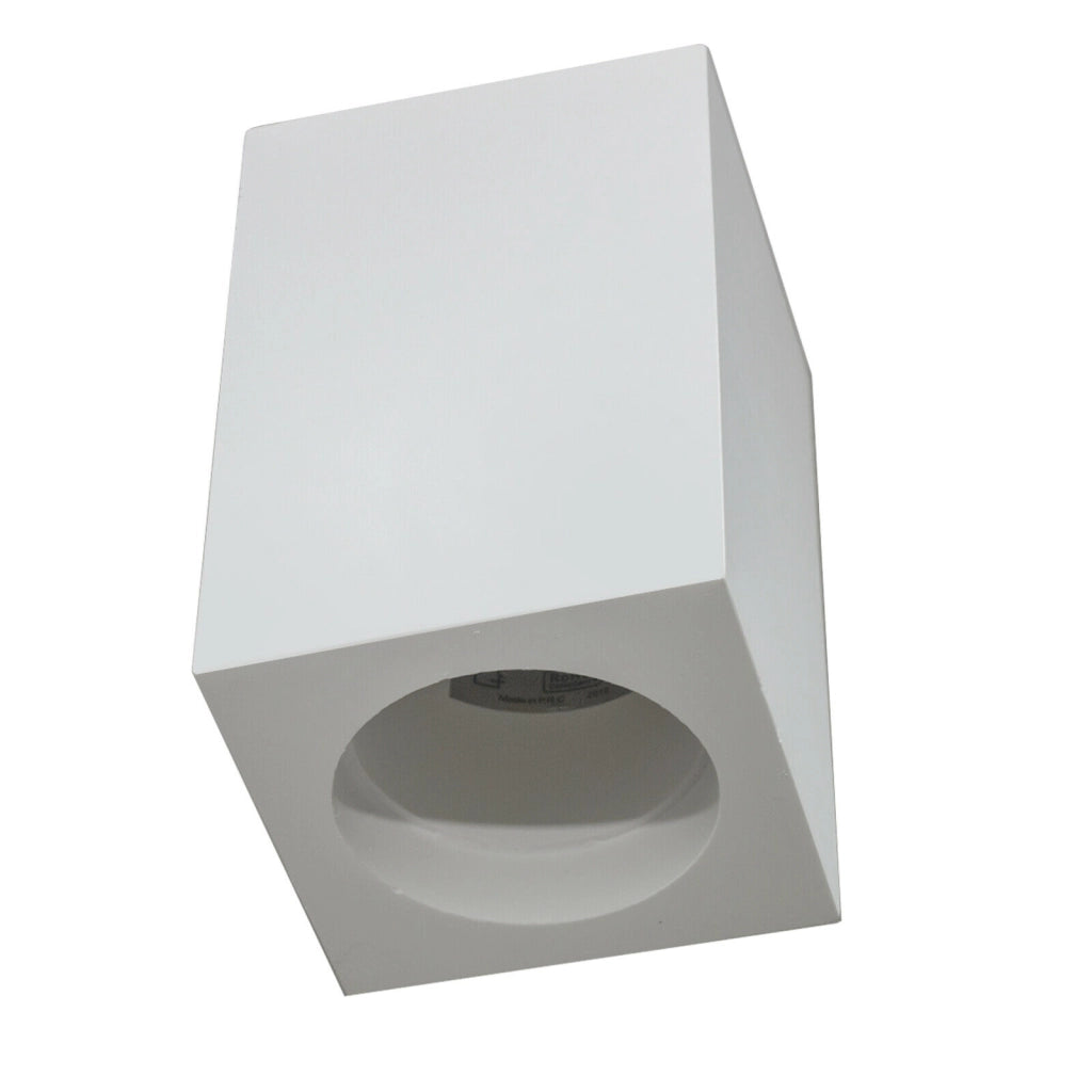 Porta faretto quadrato plafoniera GU10 gesso luce soffitto interni negozio 230V