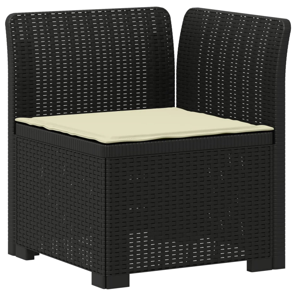 Divano da Giardino a 4 Posti con Cuscini in Stile Rattan PP 3443854