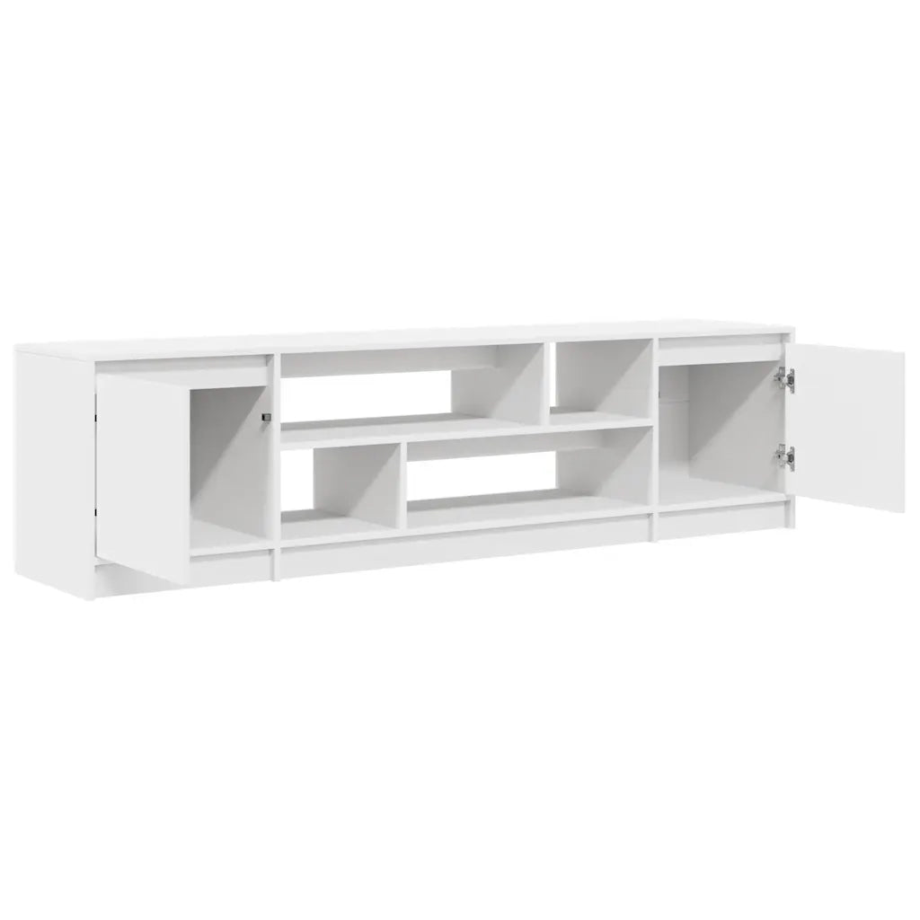 Mobile Porta TV Bianco 188,5x41x50 cm in Legno Multistrato 3328417