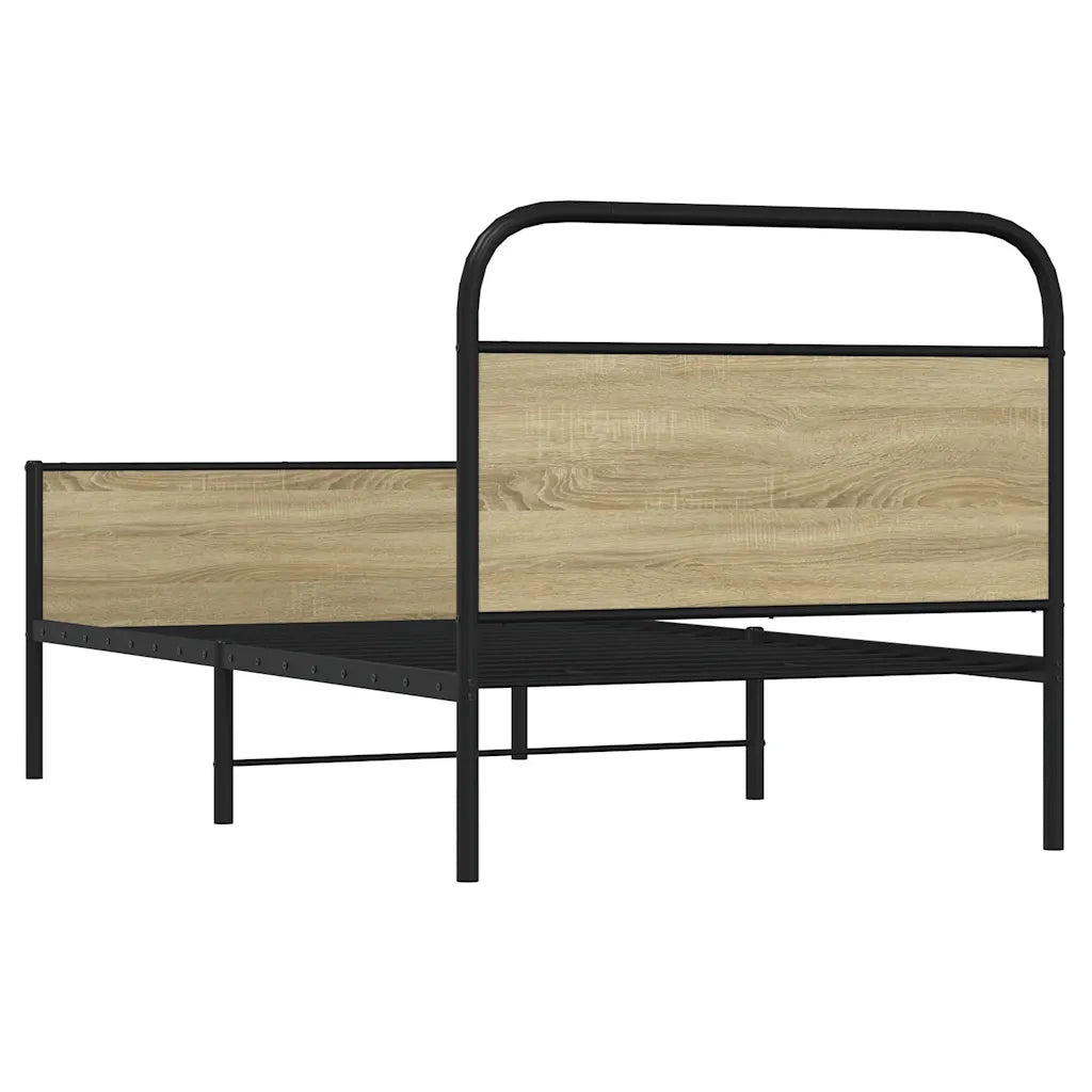 Giroletto senza Materasso Rovere Sonoma 90x200 cm in Truciolato 4100439