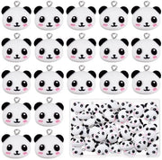 40 pezzi di Panda Scultura in Gesso per Creare Gioielli
