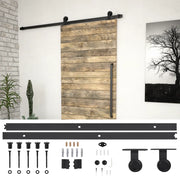 Kit di Binari per Porte Scorrevoli SKIEN 183 cm Acciaio Nerocod mxl 119008