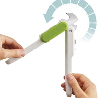 Apriscatole e Apribottiglie 3-in-1 Joseph Joseph Duo 18,5 cm, Bianco / Verde