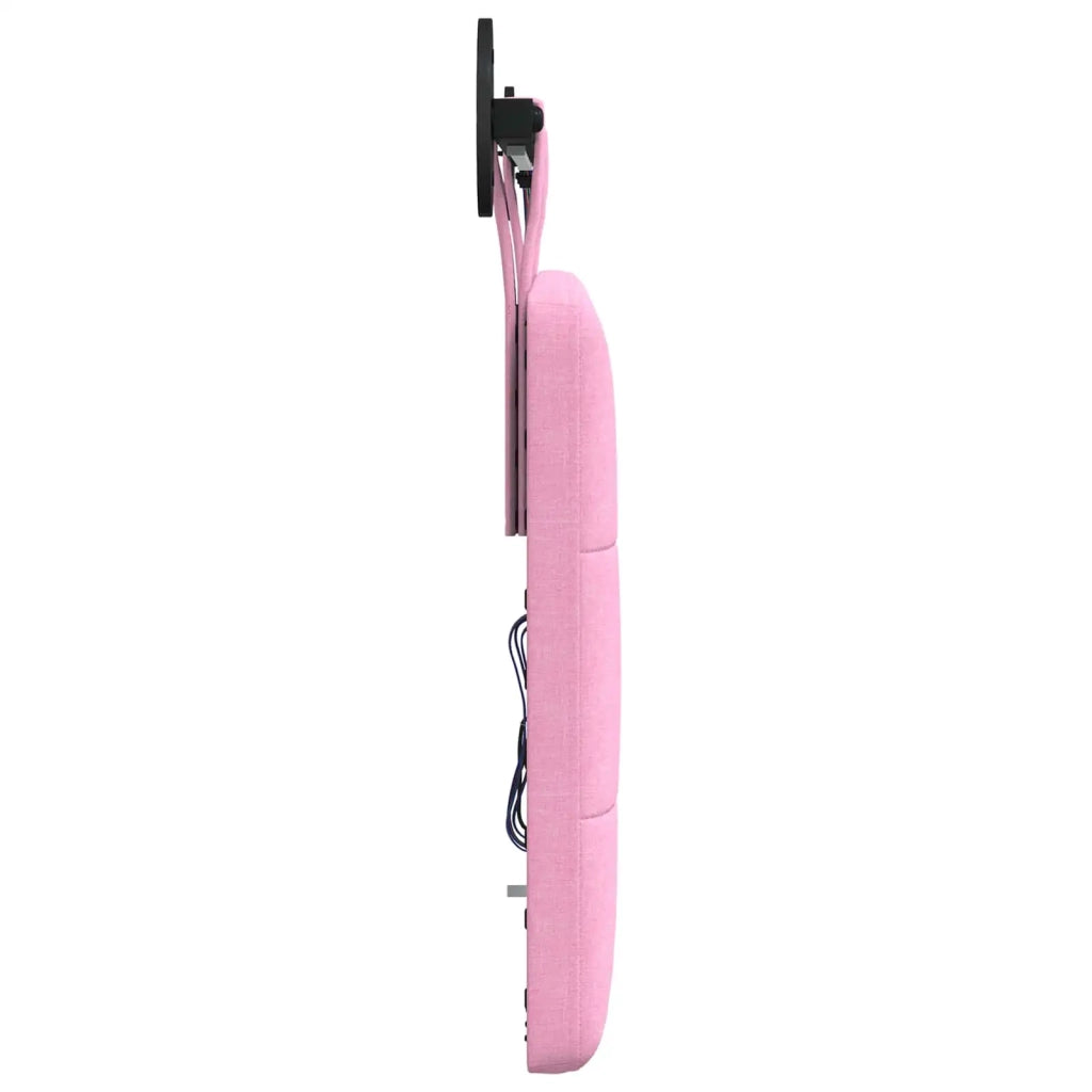 Testiera sospesa Con luce LED Rosa Tessuto 3424355