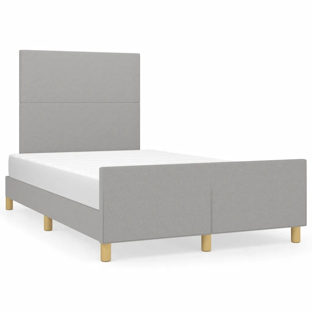 Giroletto senza Materasso Grigio Chiaro 120x200 cm Tessuto 3124879