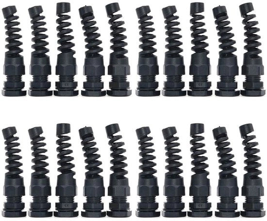 Set di 20 Connettori a Cavo M12 Impermeabili con Resistenza alla Trazione