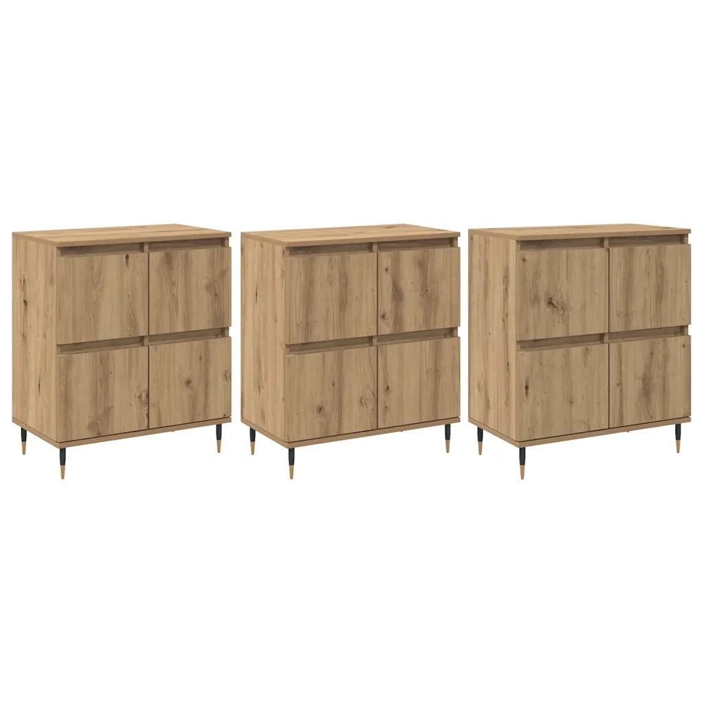 Armadio 3 pcs Rovere artigianale 60 x 35 x 70 cm
