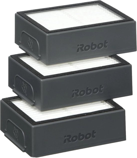 Set di filtri di alta qualità compatibile con Roomba e/i/j serie - 3 filtri - per Roomba Combo j5+/+ i5+/+ i8/+ - nero