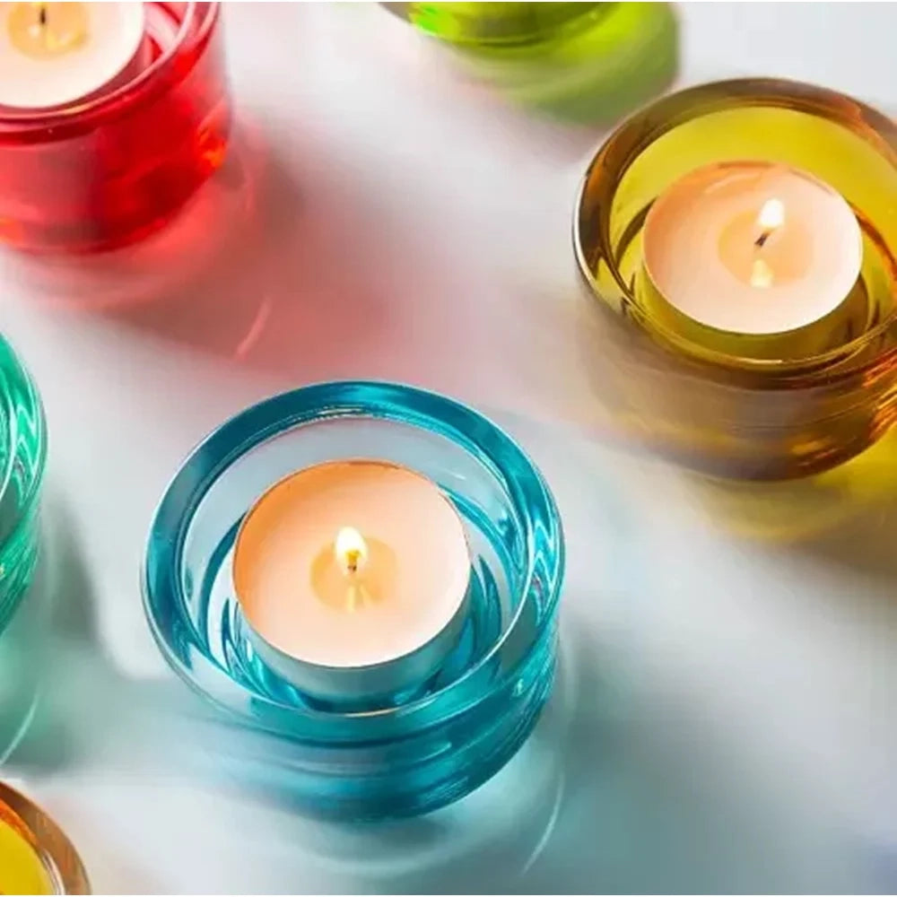 Trade Shop - Set 10pz Da 10 Mini Candela Tealight Profumate Fragranza Dolce Tropicale Al Cocco 042202 -