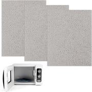 Accessori per Magnetron - Piastra Mica 3 Pezzi - Guida per Ioni - Accessori per Magnetron - Disco Mica - Grigio Argento - 15 x 12 cm