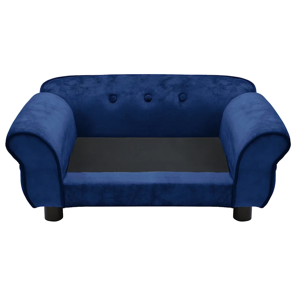 Divano per Cani Blu 72x45x30 cm in Peluche CFW6466643