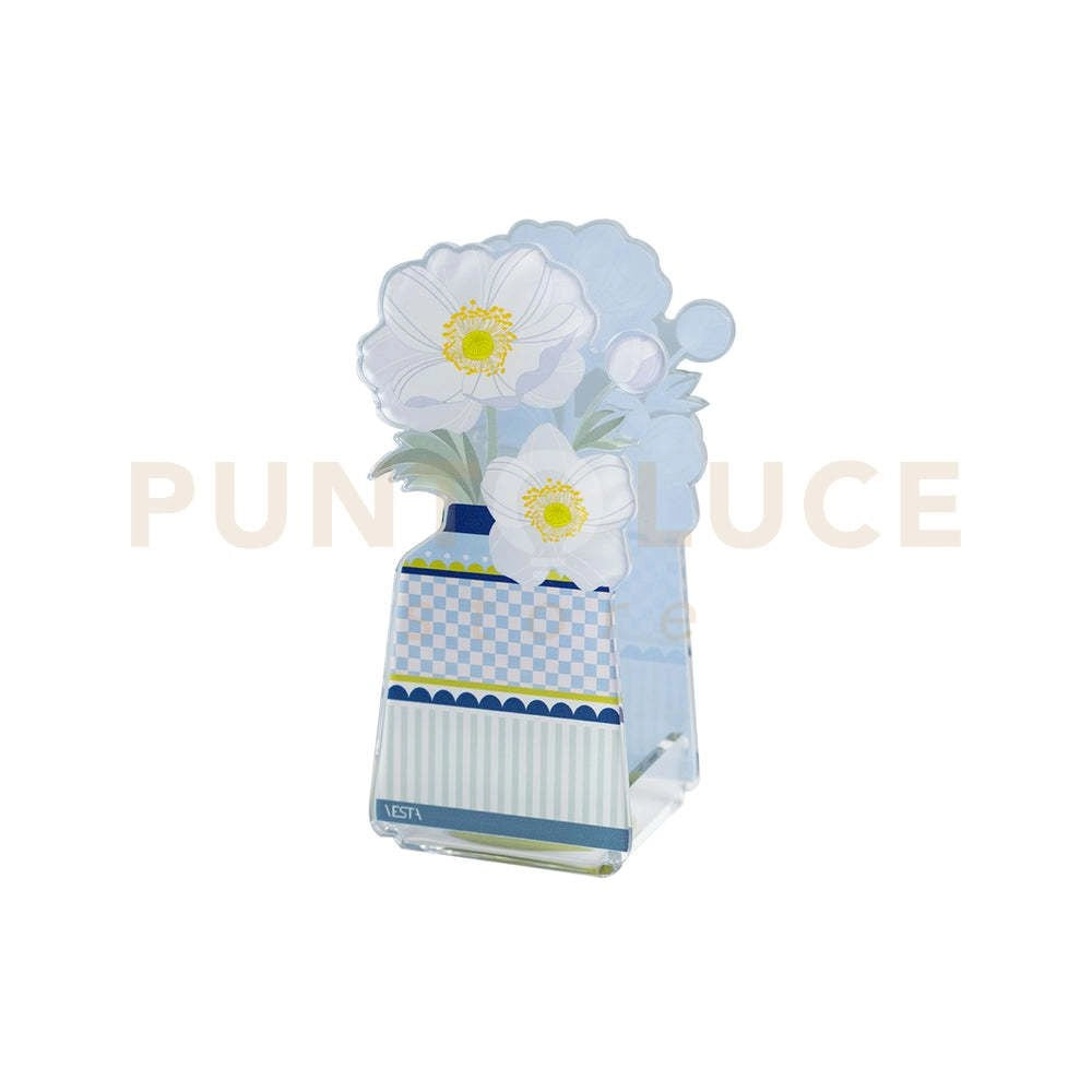 MINI PROFUMATORE ARIA IN CRISTALLO ACRILICO DECORATO CELESTE FRAGRANZA BY CHIARA FIRENZE DESTINO 50ML