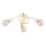 Plafoniera moderna minimal oro Farta 3xE27 Alfa 47cm