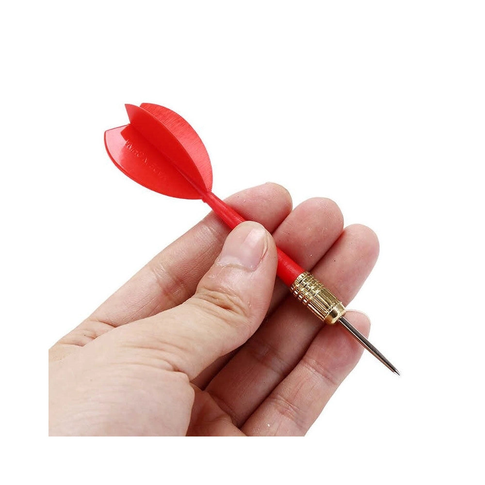 Trade Shop - Set 6 Freccette Frecce Dardi Di Ricambio Per Gioco Tiro Al Bersaglio A Segno -