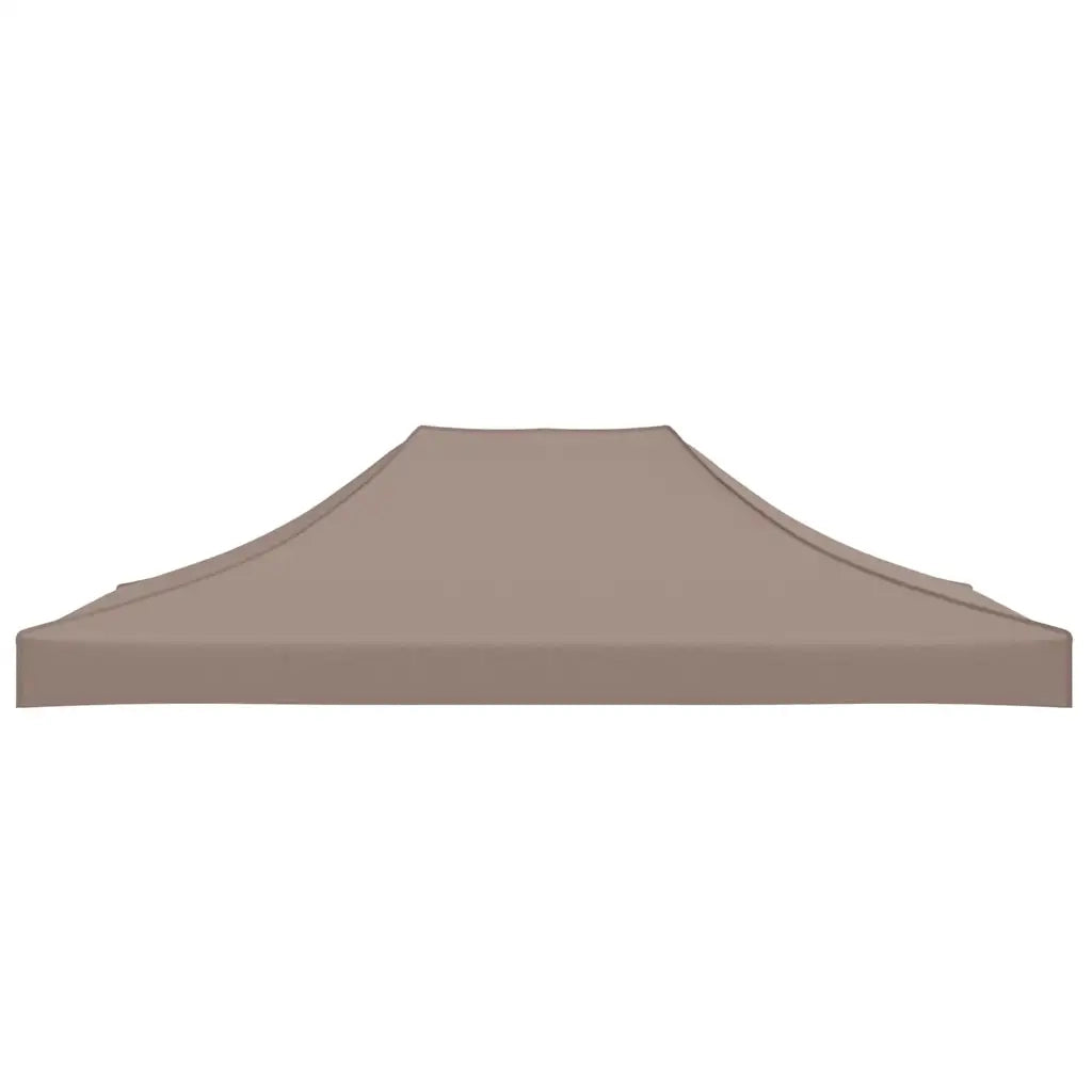 Tetto per Tendone per Feste 4x3 m Grigio Talpa 270 g/m² 315356